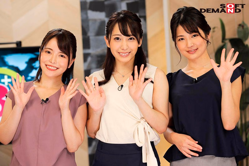 トビジオっ！EVENING NEWS 本番中、ずっと潮吹きっぱなし・失禁しても平然と原稿を読み上げる女子アナ プレビュー画像 2