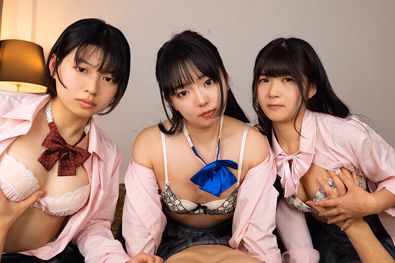 【VR】中出しする度、慰謝料払えや！と財布と金玉が空になるまで何度も中出しさせるオヤジ狩り女子校生ハーレム プレビュー画像 6