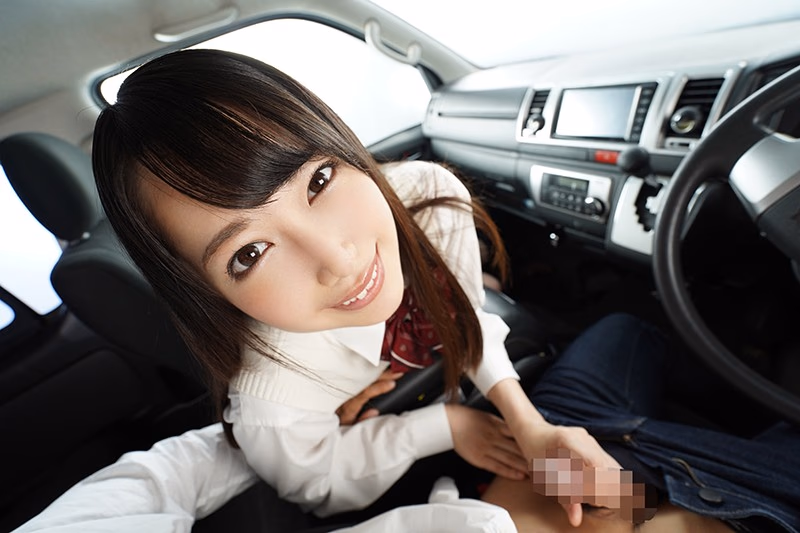 【VR】HQ 60fps【ハメ撮りVR】「初めて見かけたときからずっと好きでした、付き合ってください◆」恋人になった美少女J○と初デート！帰りにイチャイチャラブラブ中出しカーSEX 弥生みづき プレビュー画像 6