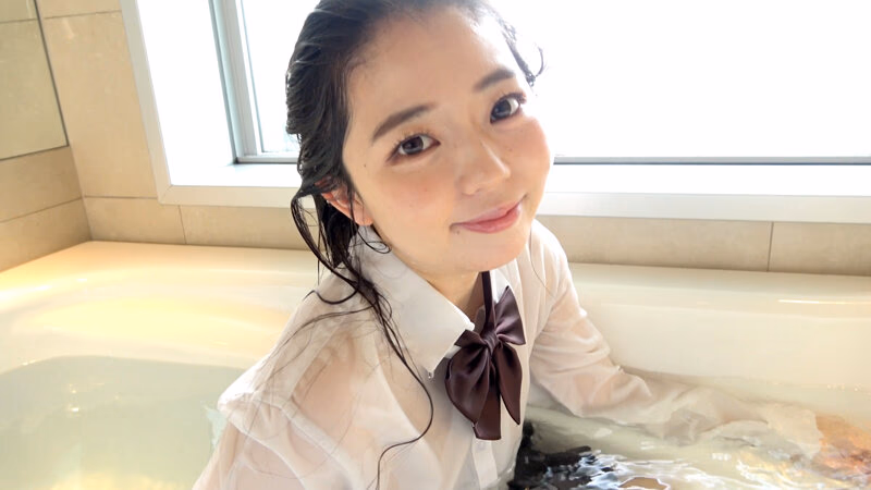 【濡れフェチ】制服美女の髪濡れフェチWETLOOK 泉りおん プレビュー画像 20