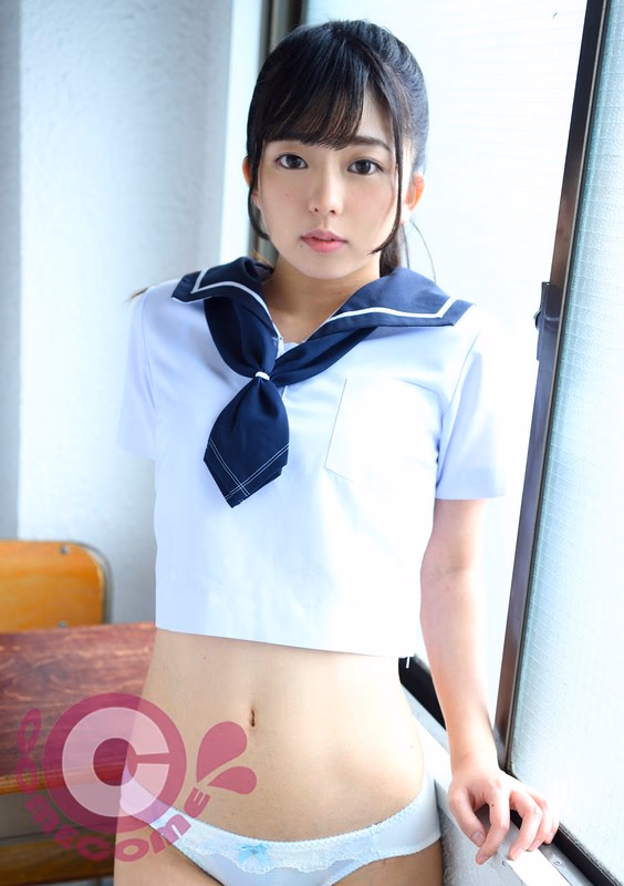 放課後の教室でポニーテールのセーラー服美少女をヤリたい放題に犯してしまいましたぁ～！ 泉りおん