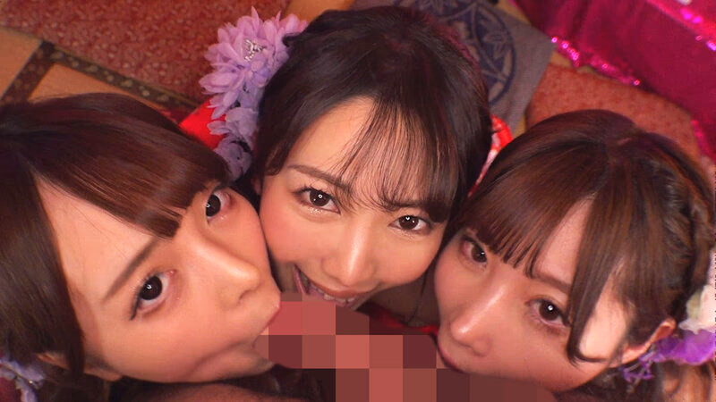 迷い込んだ先は極上の遊郭…妖艶なささやきと舐めテクでとことん焦らす極乳ハーレム遊郭 プレビュー画像 14