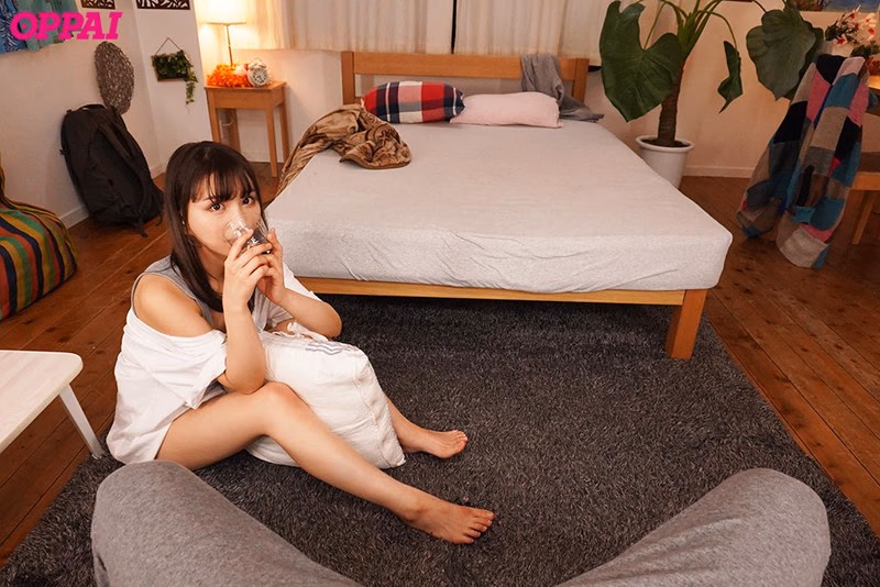 【VR】初VR！【スロー特化】沖縄出身で時間にルーズな彼女が スローな手コキ、スローなパイズリ、スローなセックスでじ～っくり何発も射精させてくれる濃密イチャラブ同棲スローライフ 楪カレン プレビュー画像 12