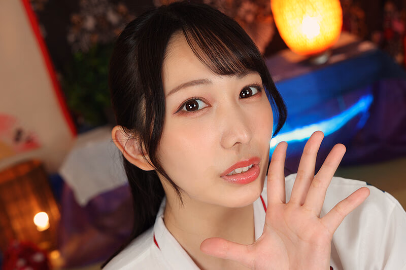 【VR】スカートの中でこっそり生挿入をしてイキまくる！！魅惑的な快楽を提供する大正浪漫リフレ嬢 弥生みづき プレビュー画像 10